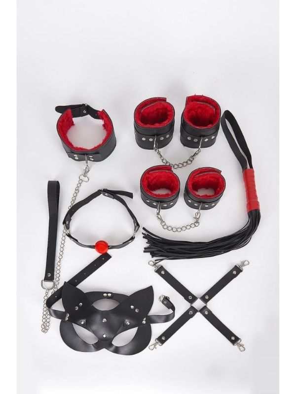 Censan 8 Parçalı Kırmızı Fetiş Set