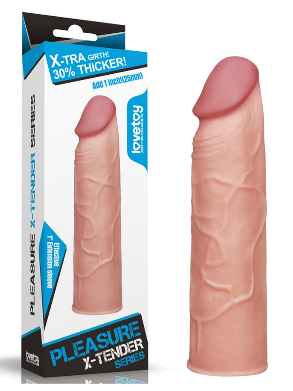 Censan Add 1&quot; Pleasure X Tender Penis Sleeve