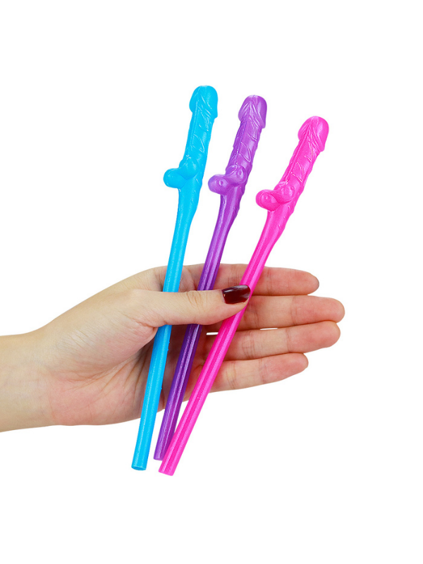 Censan Jokes &amp; Parties Original Willy Straws – Pack of 9 Dildo Pipet