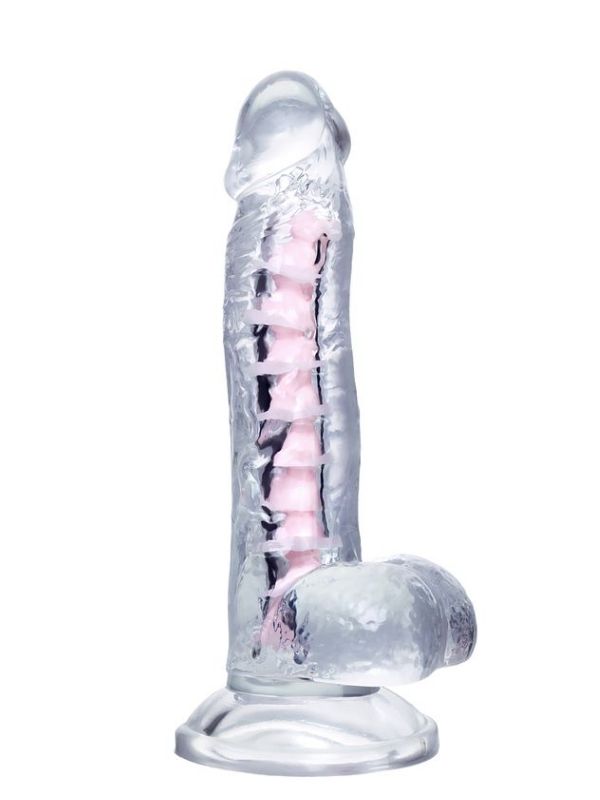 CENSAN Paret Kıkırdaklı Jel Dildo 18 cm