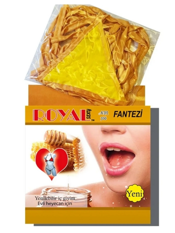 Censan Royal Yenilebilir Tanga Sütyen Bal Aromalı