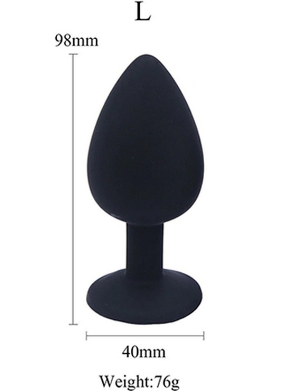 Censan Silikon Anal Tıkaç L Boy