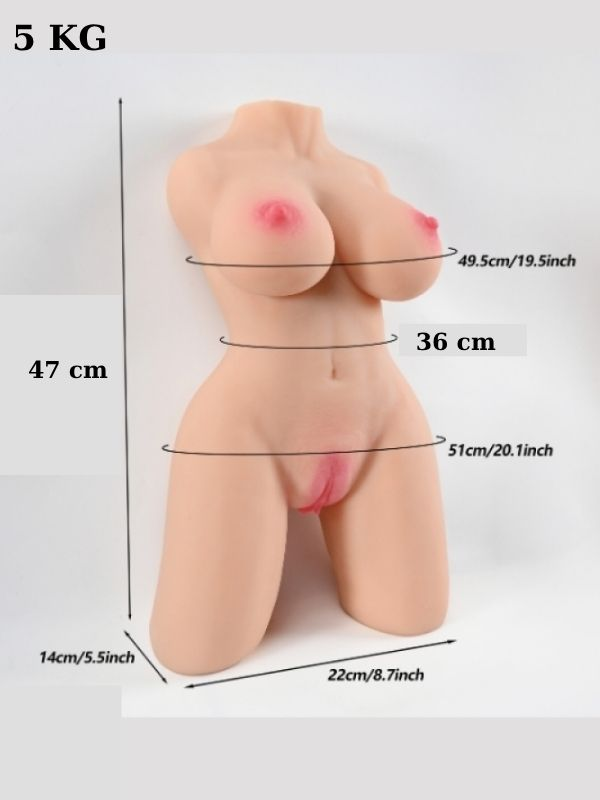 L-Join Gerçekçi 5 Kg Yarım Vücut Vajina Mastürbatör