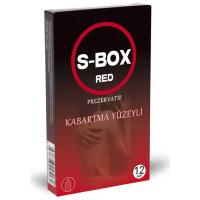 S-Box Kabartma Yüzeyli Prezervatif 12'li